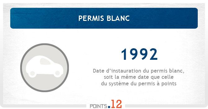 Permis blanc