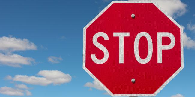 Panneau de stop